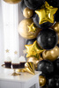 Glossy balloons, Gold chrome, 12 cm, 50 pcs.